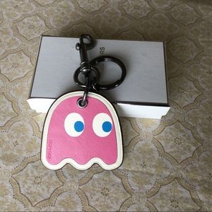 Coach Pac-Man Ghost Bag Charm